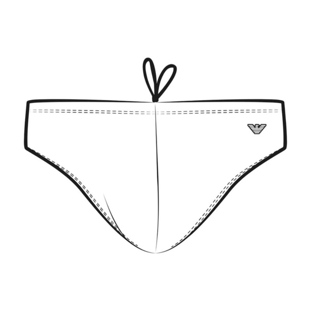 Emporio Armani EA7 Mens Swimming Trunks / White